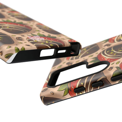 Chocolate Strawberries Phone Case – Dessert-Inspired Protective Case