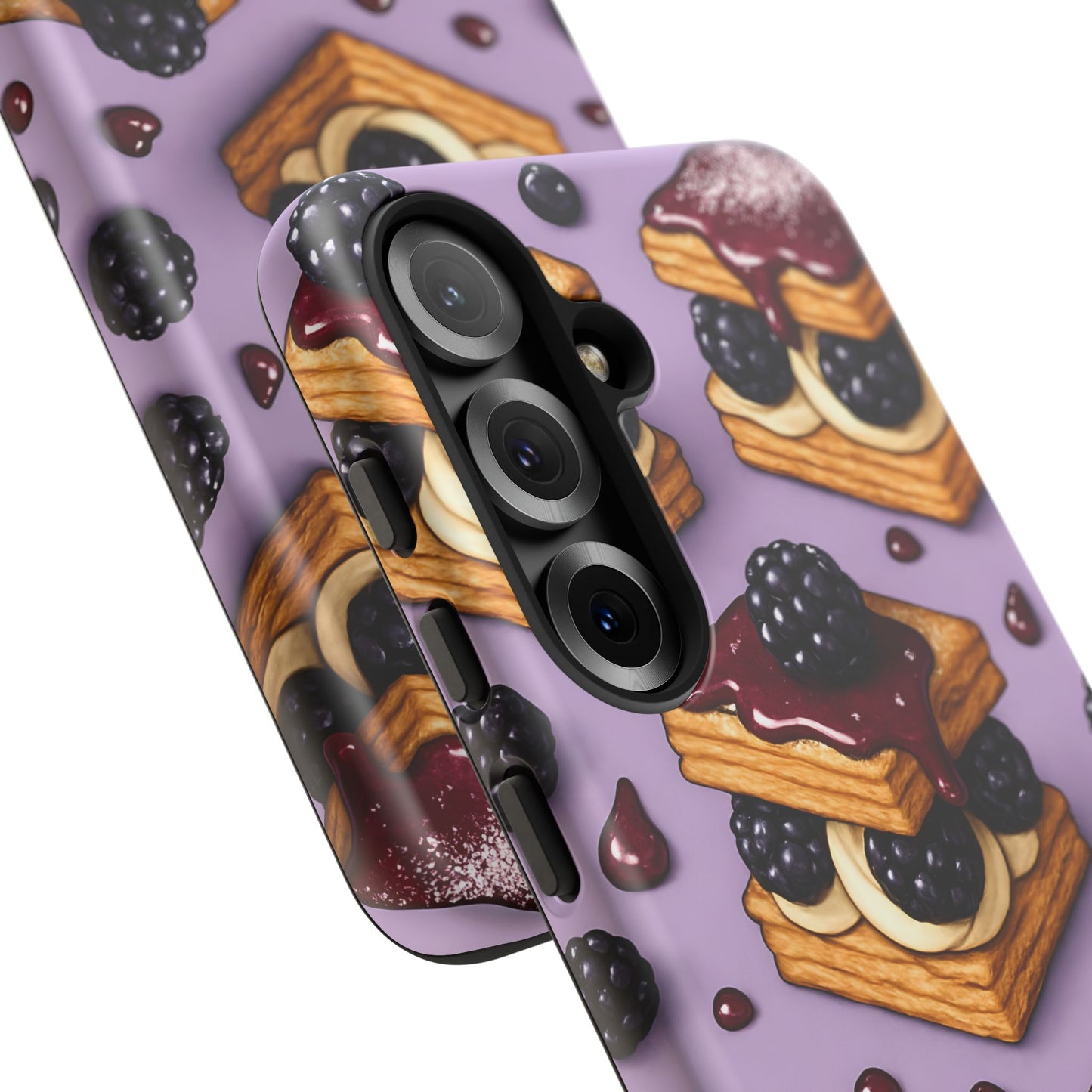 Blackberry Tart Phone Case – Dessert-Inspired Protective Case