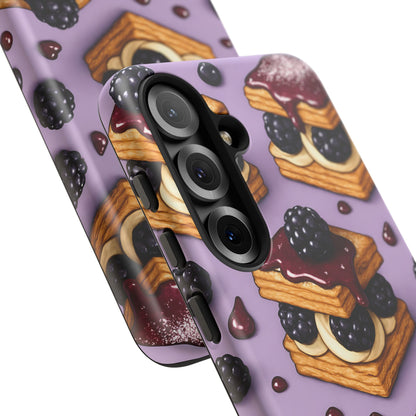 Blackberry Tart Phone Case – Dessert-Inspired Protective Case