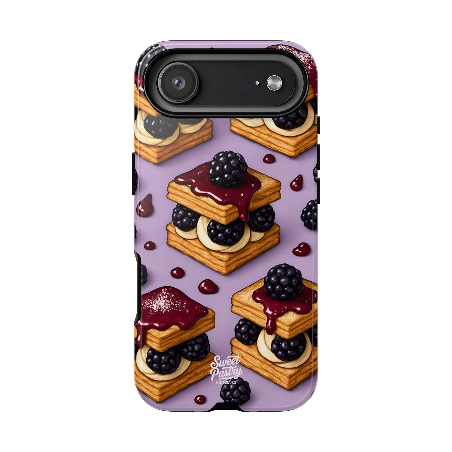 Blackberry Tart Phone Case – Dessert-Inspired Protective Case