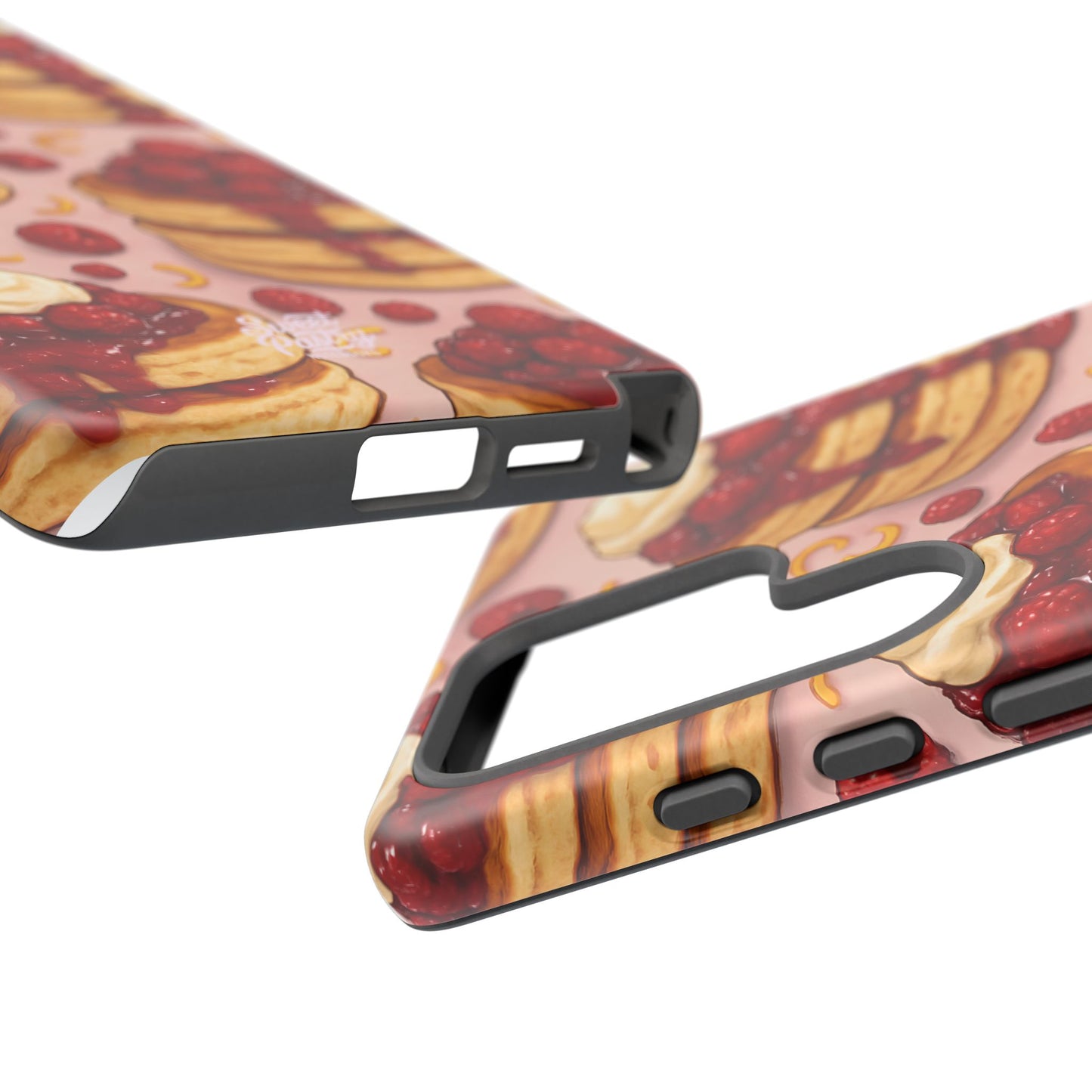 Raspberry Pancakes Phone Case – Dessert-Inspired Protective Case