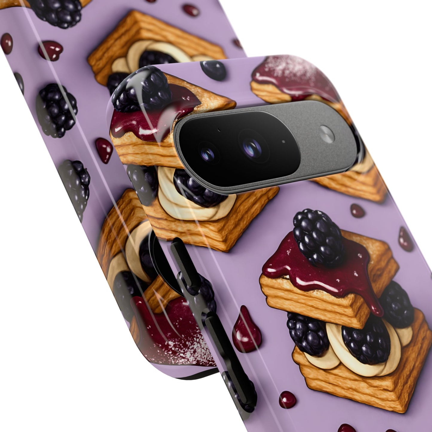 Blackberry Tart Phone Case – Dessert-Inspired Protective Case