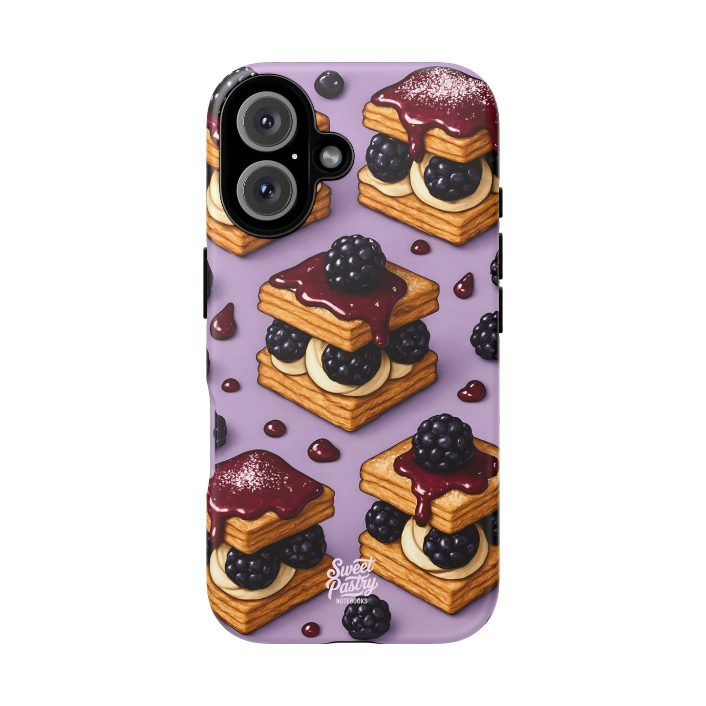 Blackberry Tart Phone Case – Dessert-Inspired Protective Case