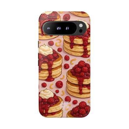 Raspberry Pancakes Phone Case – Dessert-Inspired Protective Case