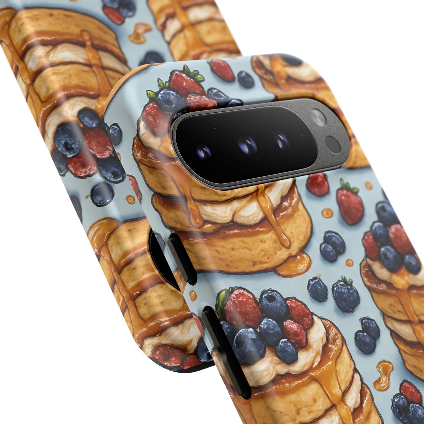 Berry Pancakes Phone Case – Dessert-Inspired Protective Case