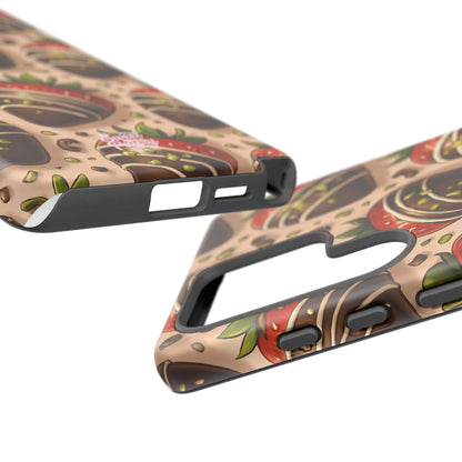 Chocolate Strawberries Phone Case – Dessert-Inspired Protective Case
