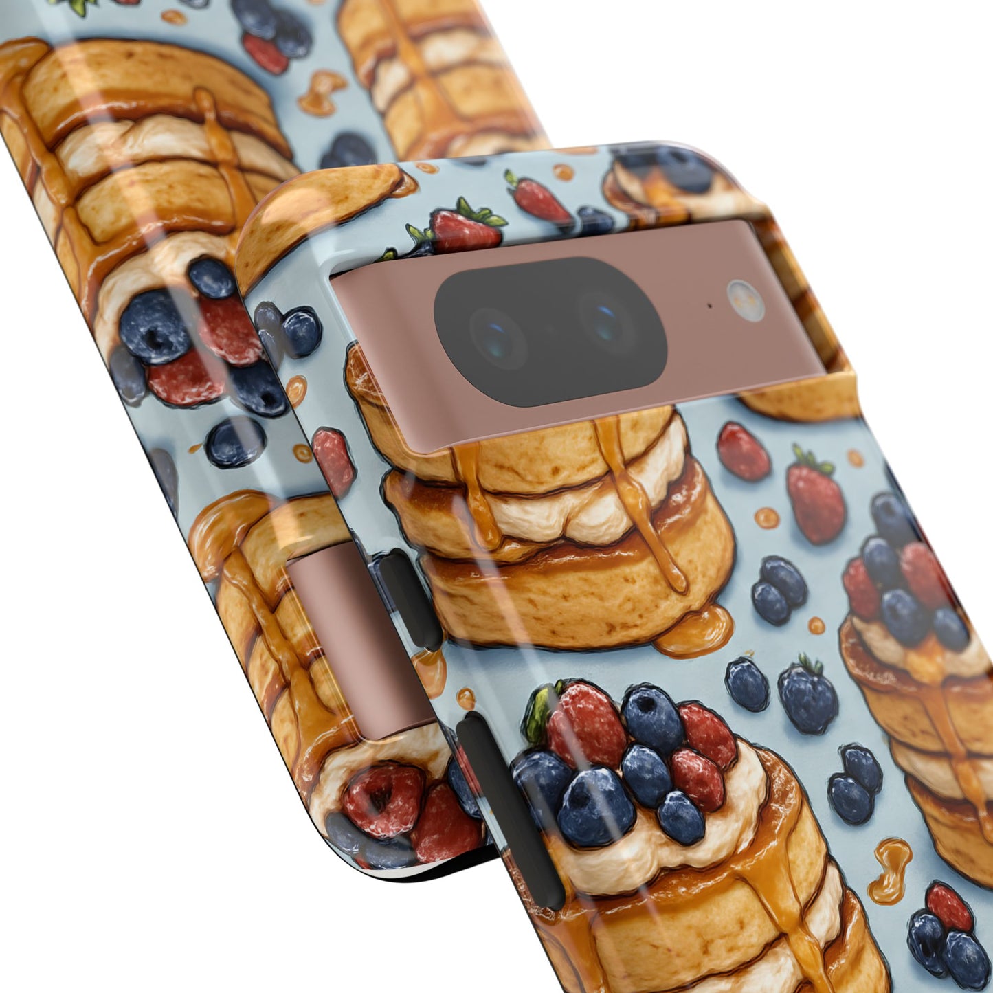 Berry Pancakes Phone Case – Dessert-Inspired Protective Case