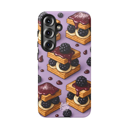 Blackberry Tart Phone Case – Dessert-Inspired Protective Case