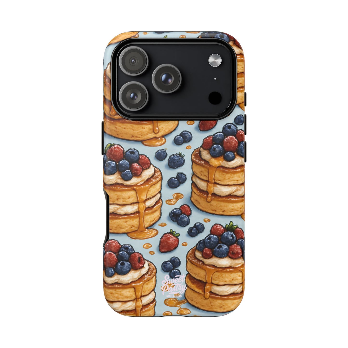 Berry Pancakes Phone Case – Dessert-Inspired Protective Case