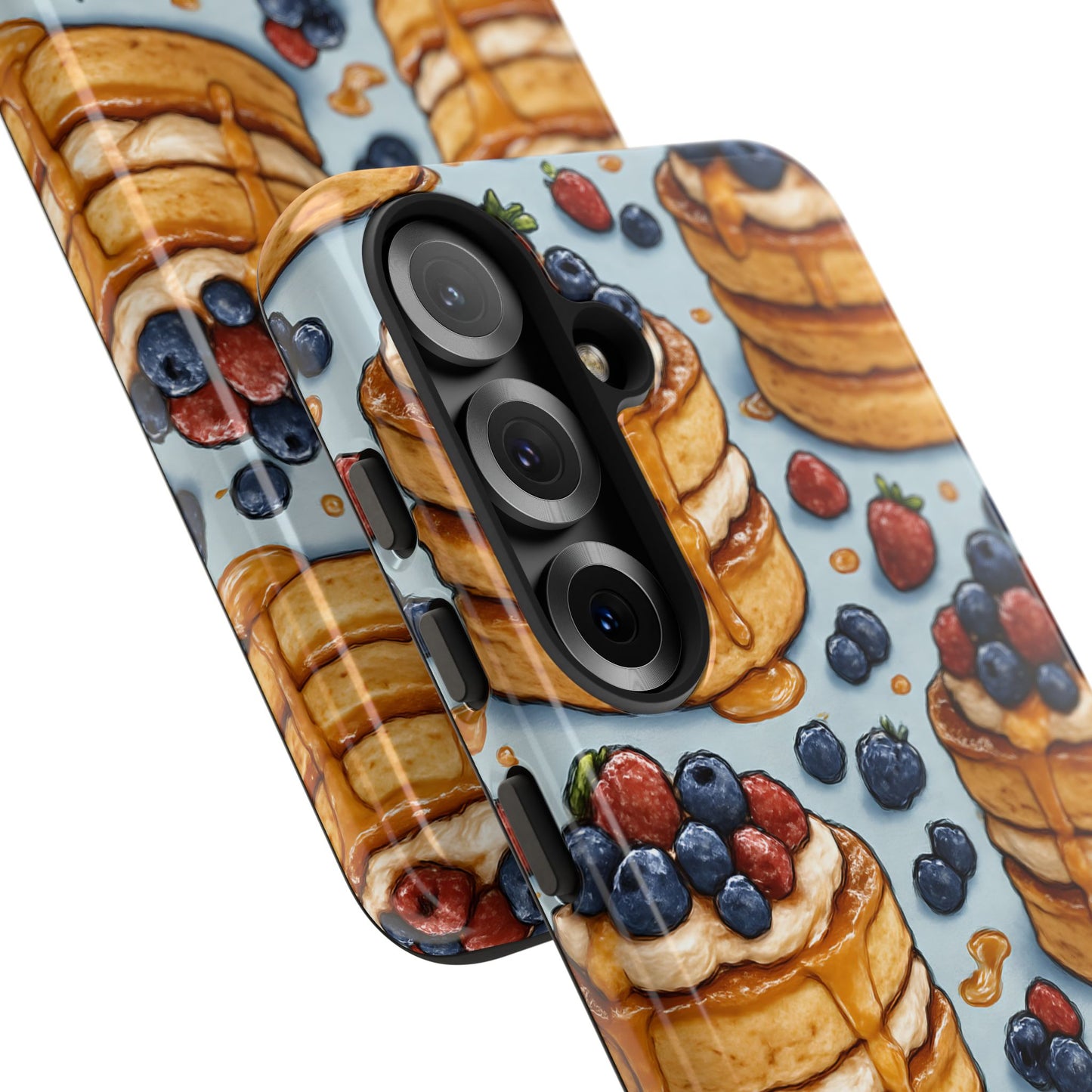 Berry Pancakes Phone Case – Dessert-Inspired Protective Case