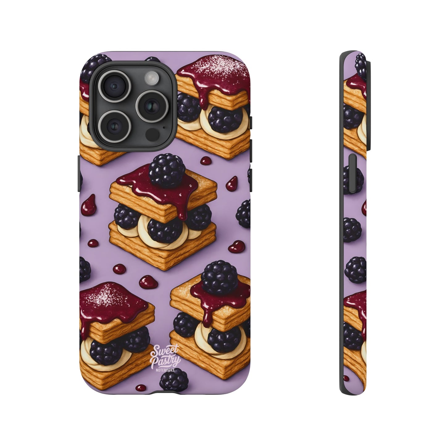 Blackberry Tart Phone Case – Dessert-Inspired Protective Case