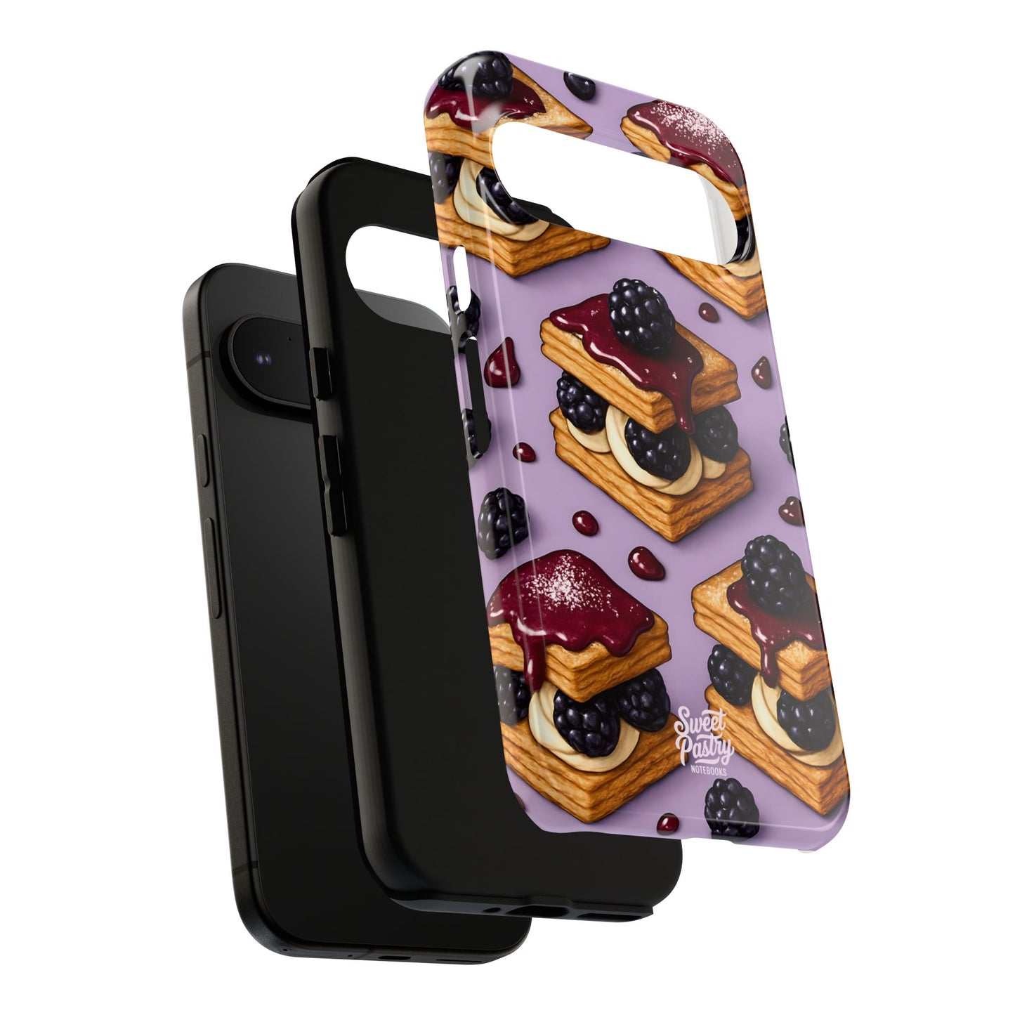 Blackberry Tart Phone Case – Dessert-Inspired Protective Case