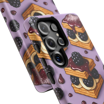 Blackberry Tart Phone Case – Dessert-Inspired Protective Case