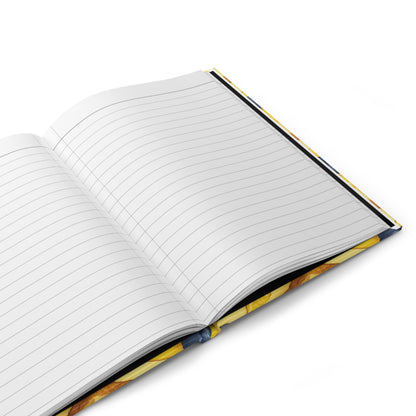 Lemon Blueberry Cheesecake Bites Notebook — Dessert-Inspired Hardcover Journal for Bakers | Sweet Pastry Notebooks