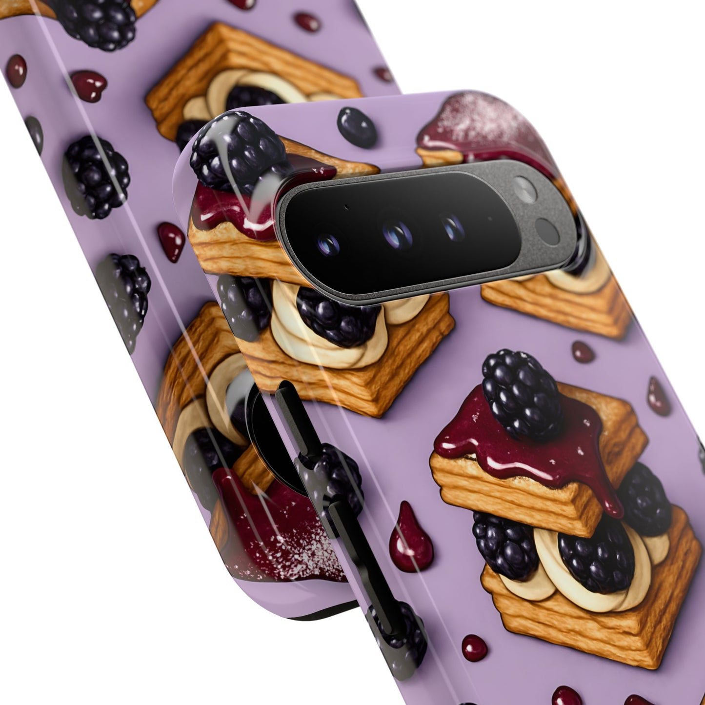 Blackberry Tart Phone Case – Dessert-Inspired Protective Case