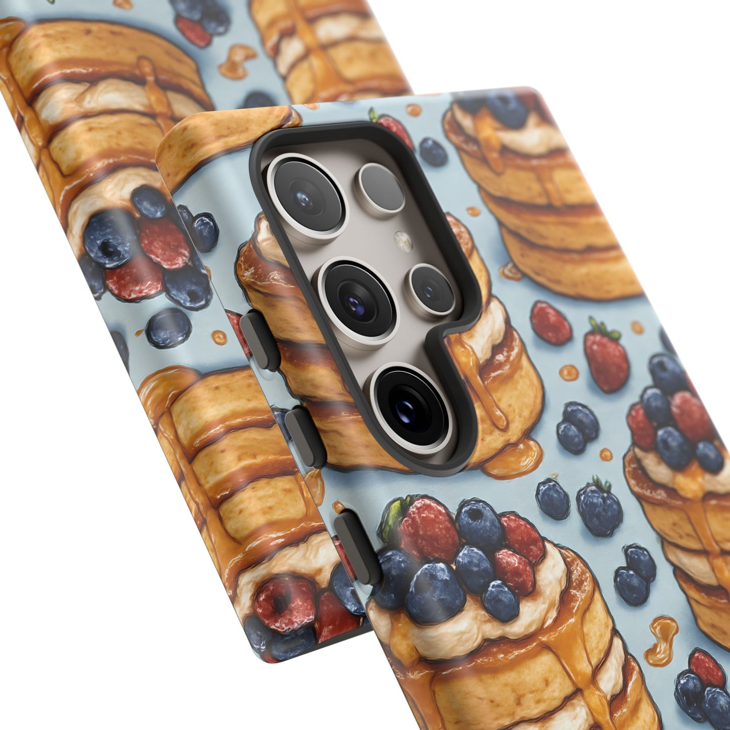 Berry Pancakes Phone Case – Dessert-Inspired Protective Case