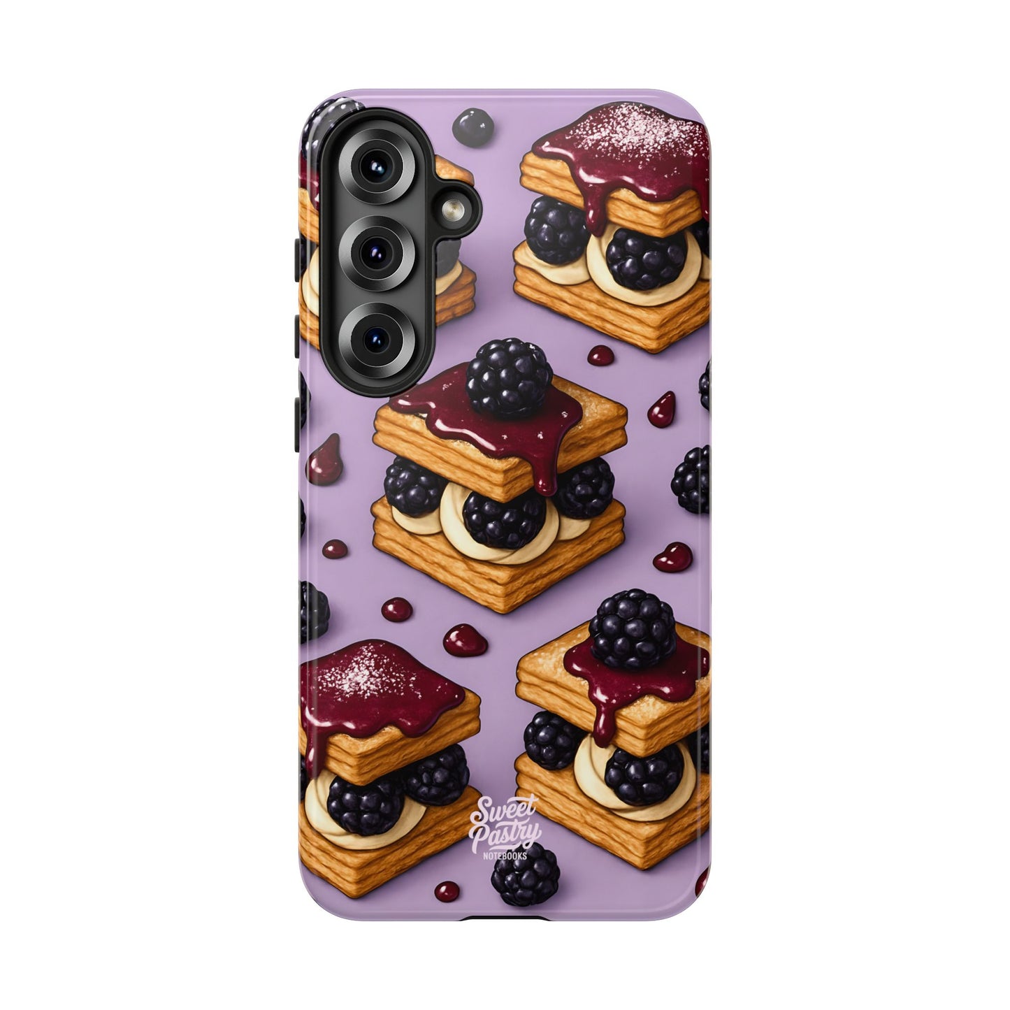 Blackberry Tart Phone Case – Dessert-Inspired Protective Case