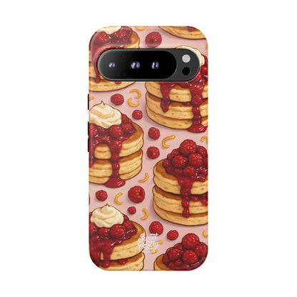 Raspberry Pancakes Phone Case – Dessert-Inspired Protective Case