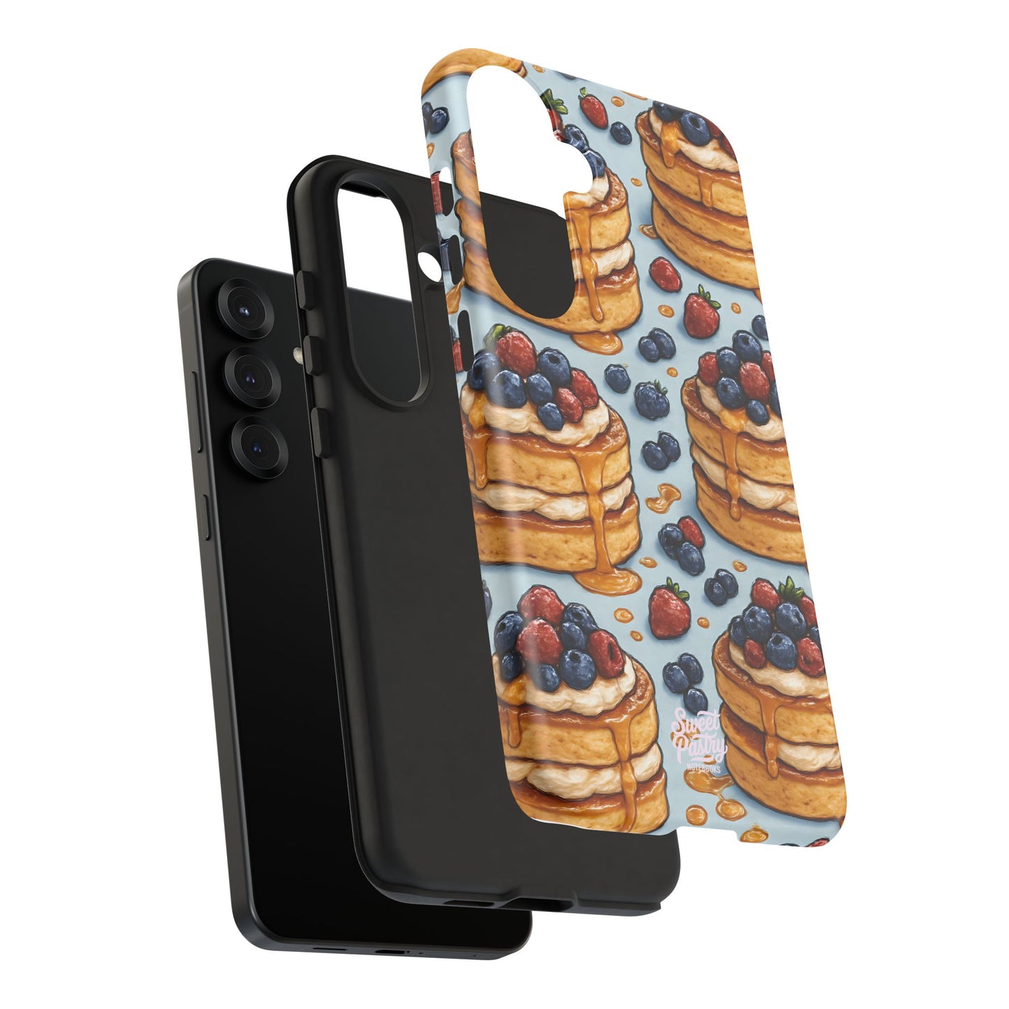 Berry Pancakes Phone Case – Dessert-Inspired Protective Case