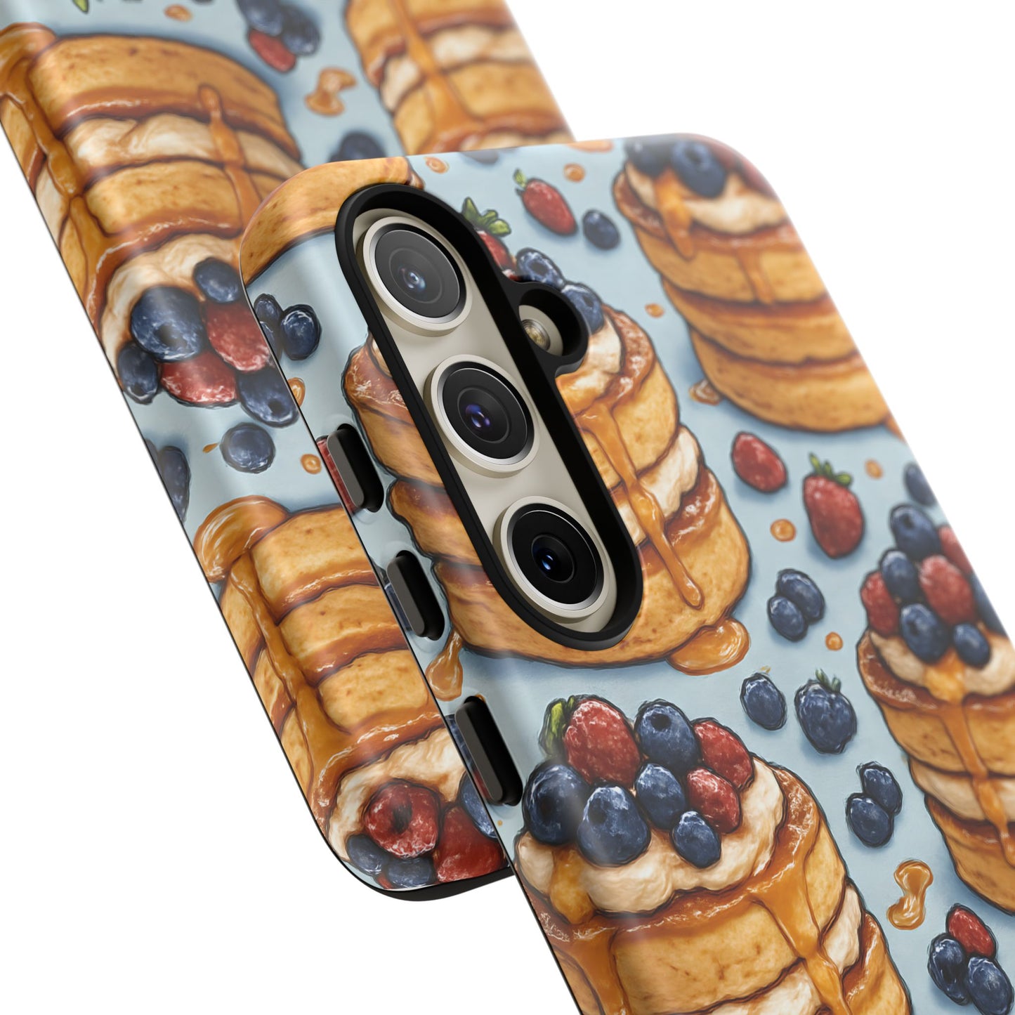 Berry Pancakes Phone Case – Dessert-Inspired Protective Case