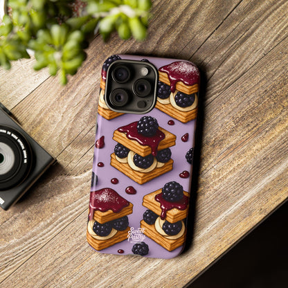 Blackberry Tart Phone Case – Dessert-Inspired Protective Case