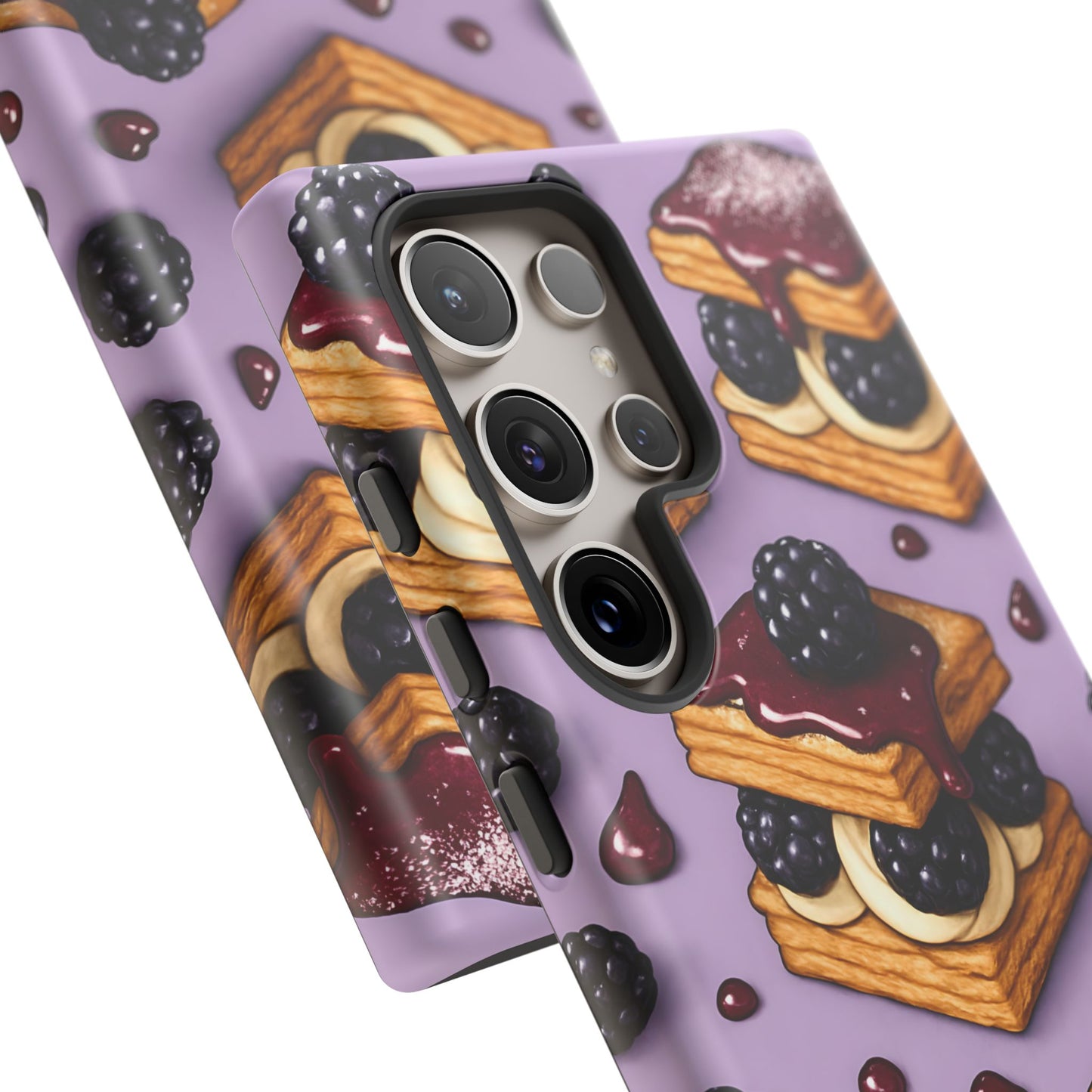 Blackberry Tart Phone Case – Dessert-Inspired Protective Case