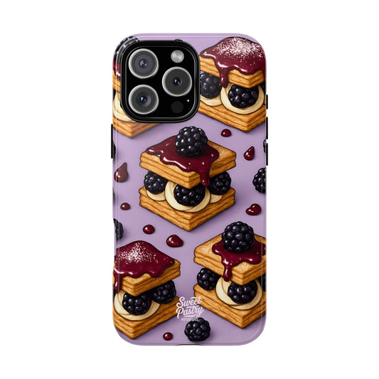 Blackberry Tart Phone Case – Dessert-Inspired Protective Case
