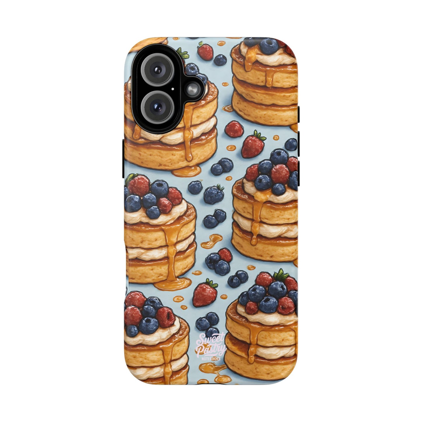Berry Pancakes Phone Case – Dessert-Inspired Protective Case