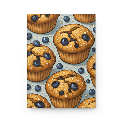 Blueberry Muffin Notebook — Dessert-Inspired Hardcover Journal for Bakers | Sweet Pastry Notebooks