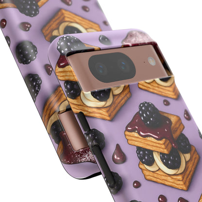 Blackberry Tart Phone Case – Dessert-Inspired Protective Case