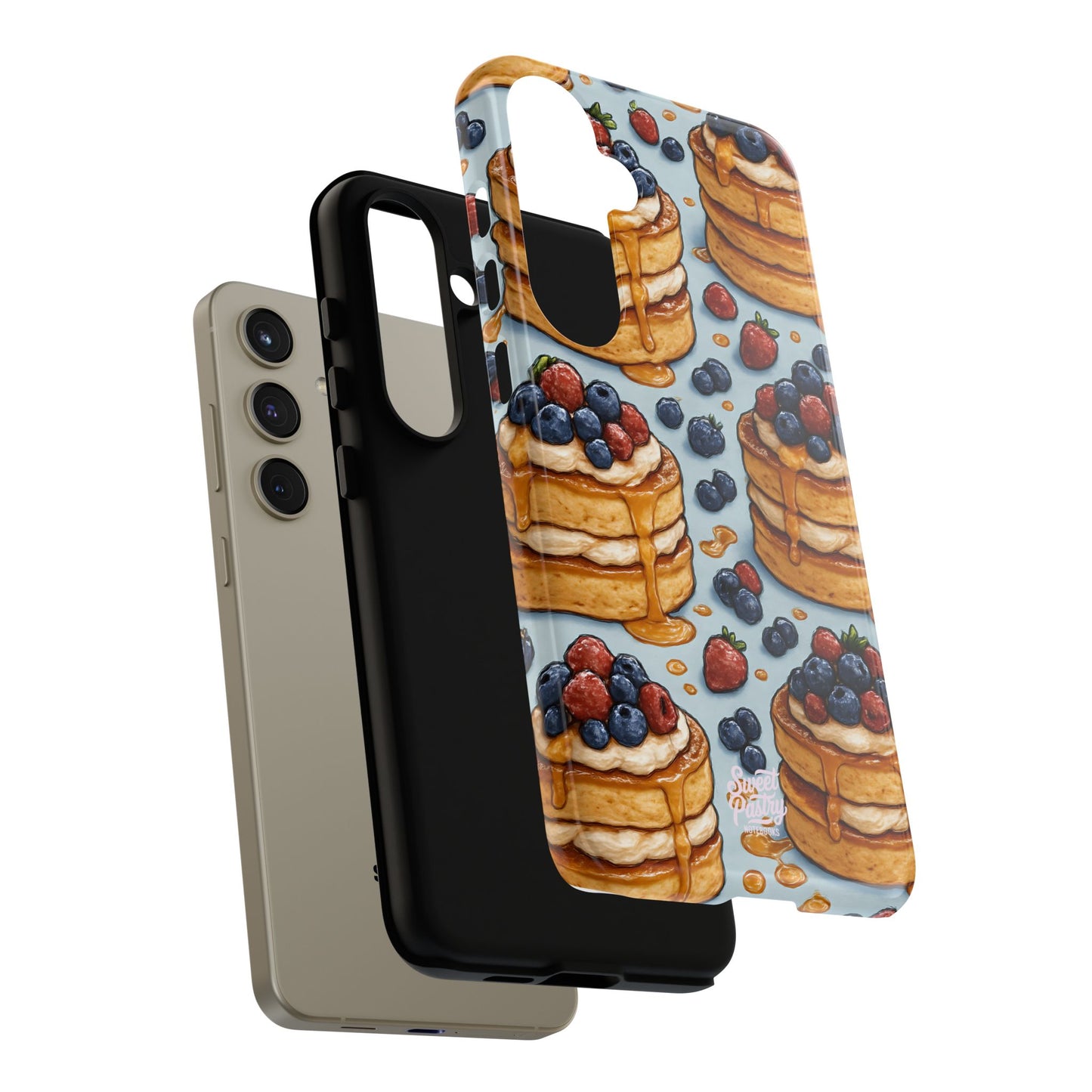 Berry Pancakes Phone Case – Dessert-Inspired Protective Case