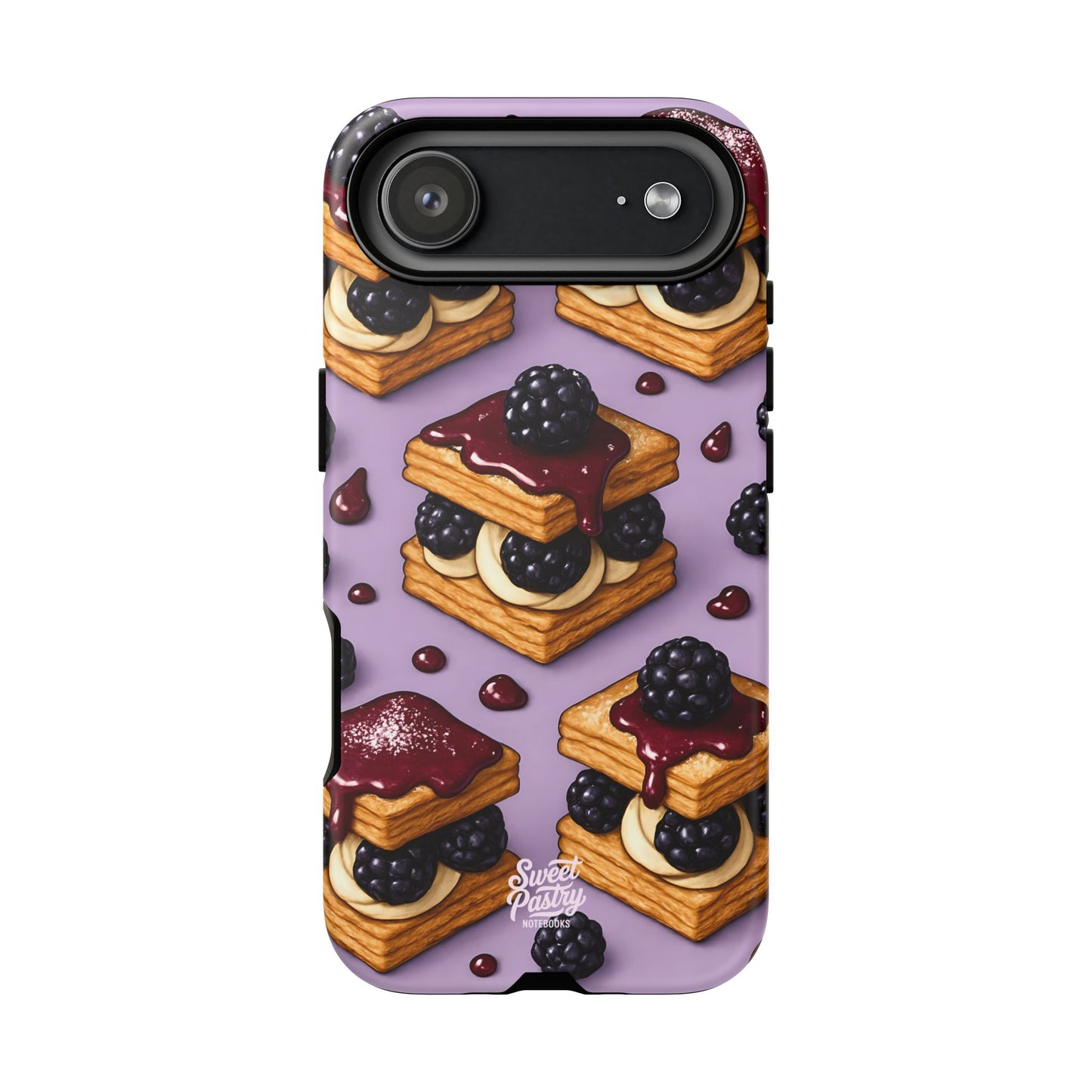 Blackberry Tart Phone Case – Dessert-Inspired Protective Case