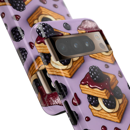 Blackberry Tart Phone Case – Dessert-Inspired Protective Case