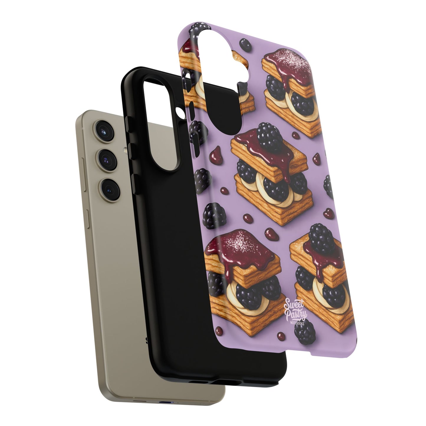 Blackberry Tart Phone Case – Dessert-Inspired Protective Case