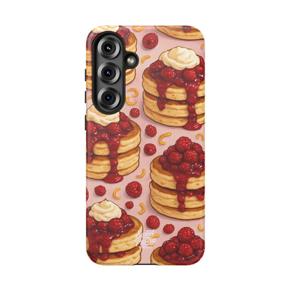 Raspberry Pancakes Phone Case – Dessert-Inspired Protective Case