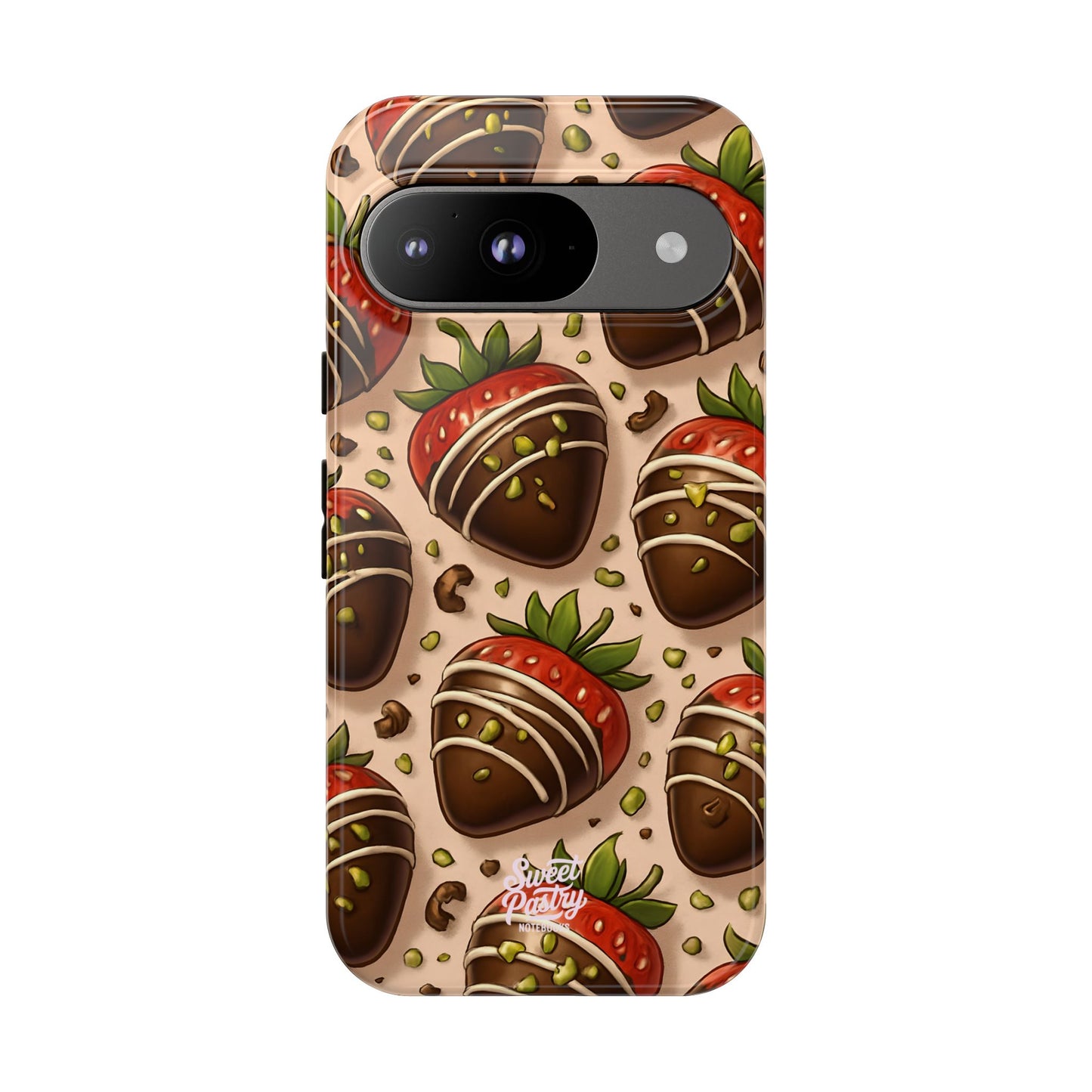 Chocolate Strawberries Phone Case – Dessert-Inspired Protective Case