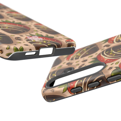 Chocolate Strawberries Phone Case – Dessert-Inspired Protective Case