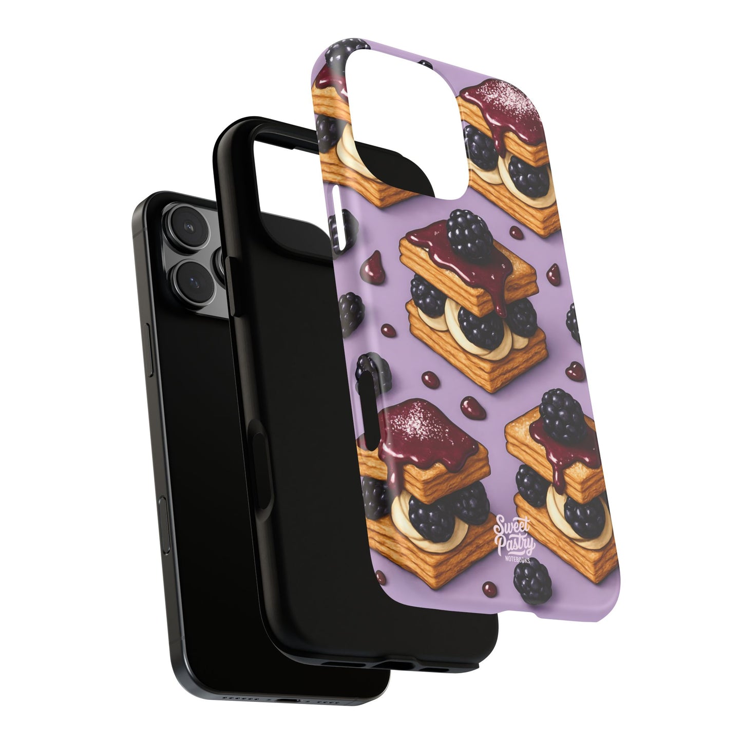 Blackberry Tart Phone Case – Dessert-Inspired Protective Case