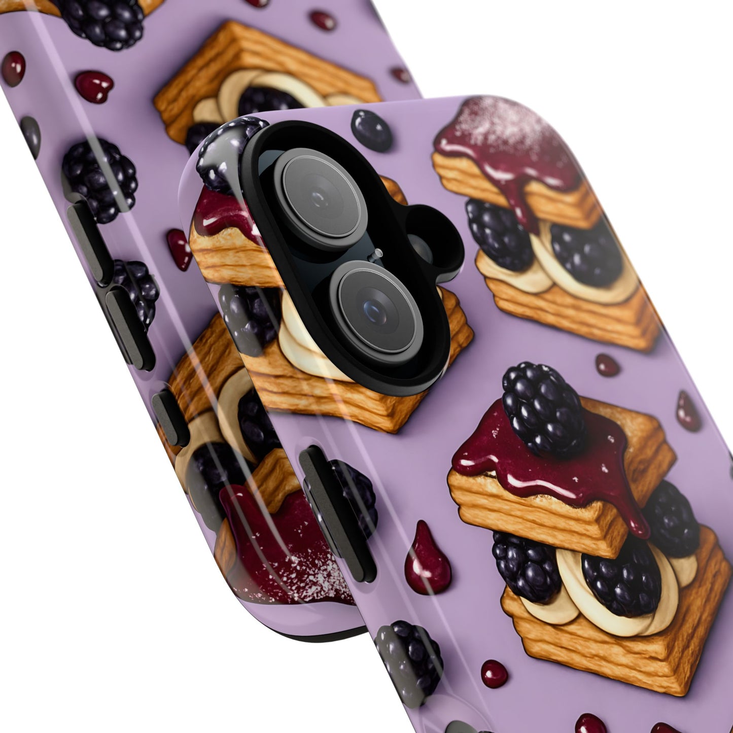 Blackberry Tart Phone Case – Dessert-Inspired Protective Case