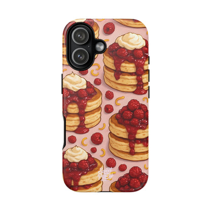 Raspberry Pancakes Phone Case – Dessert-Inspired Protective Case