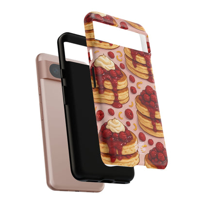 Raspberry Pancakes Phone Case – Dessert-Inspired Protective Case