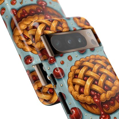 Cherry Pie Phone Case – Dessert-Inspired Protective Case