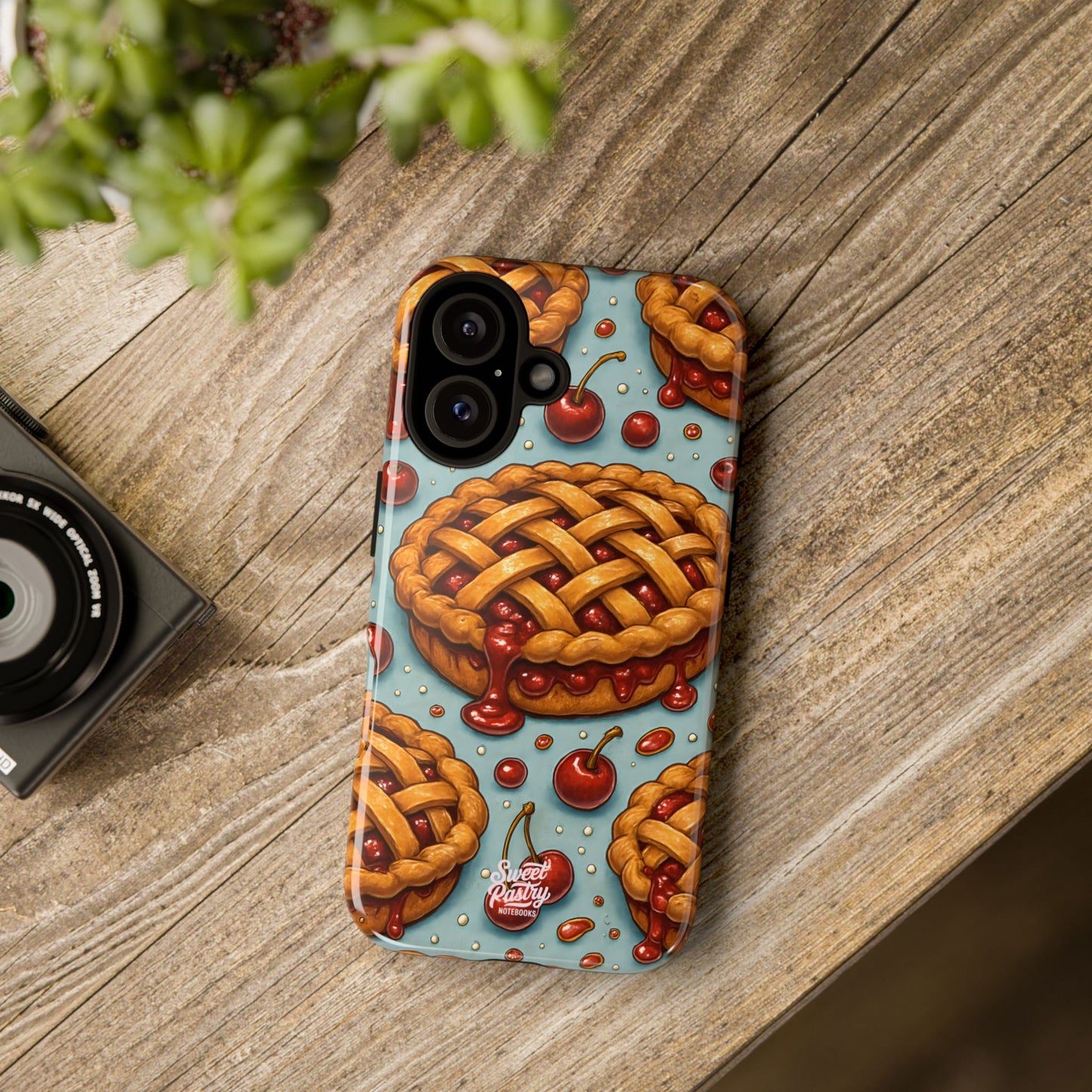 Cherry Pie Phone Case – Dessert-Inspired Protective Case